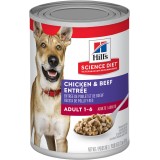 Hill's® Science Diet® Adult 1-6 Chicken & Beef Entrée Canned Dog Food